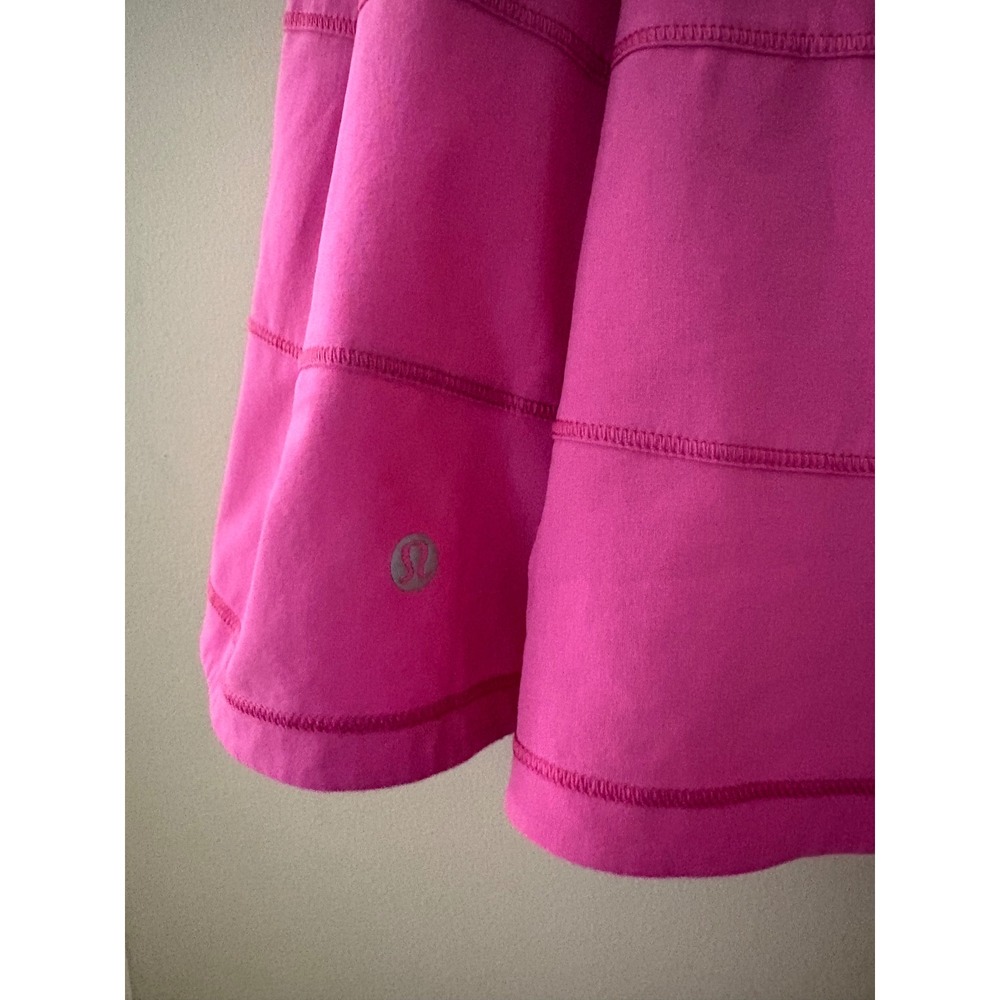 Women's lululemon Pace Rival Skirt Pink Athletic Tennis Skort Size 2 Regular - Picture 4 of 8